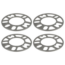 4 pezzi distanziali ruote 5 mm in alluminio per cerchi 4 e 5 fori