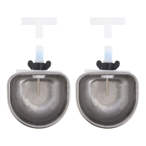 2 set abbeveratori per conigli, dispenser , ciotola