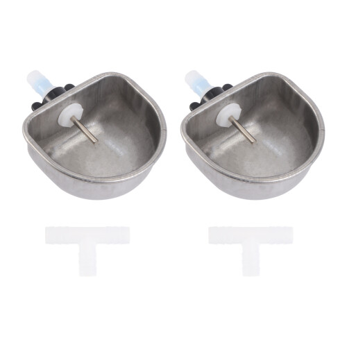 2 set abbeveratori per conigli, dispenser , ciotola 2