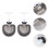 2 set abbeveratori per conigli, dispenser , ciotola 6
