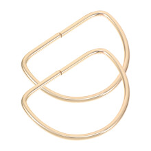2 stuks D-ring metalen tasgrijs clutch handtas decoratieve DIY