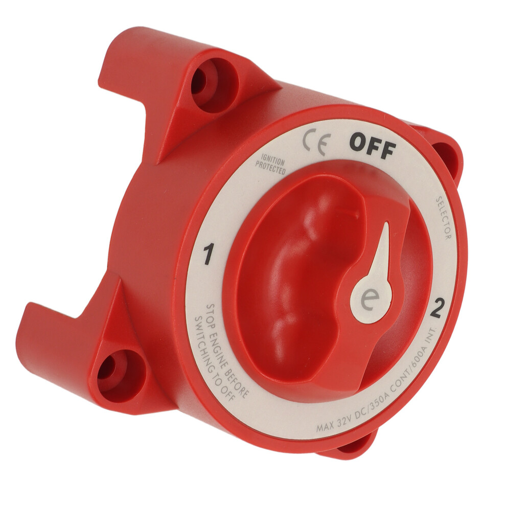 Battery Selector Switch 3 Studs 350A 32V For Rv Marine Automotive Red 4911351565161