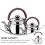 stainless steel tea kettle 0.75l practical boiling teapot 9