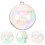 30 Pcs Clear Iridescent Shatterproof Ornament Balls for Christmas Tree 11