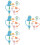 24 Pcs Silicone Straw Tips Covers Reusable Lids 9