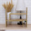 Wooden Bookshelf Storage Rack for Home Office Study Light Walnut 7
