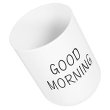 bathroom tumbler unbreakable plastic cup holder reusable white glass