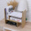 Wooden Bookshelf Storage Rack for Home Office Study Light Walnut 5