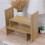 Wooden Bookshelf Storage Rack for Home Office Study Light Walnut 11