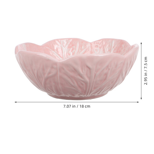 Ceramic Cabbage-Shaped Plate Snack Dish 1