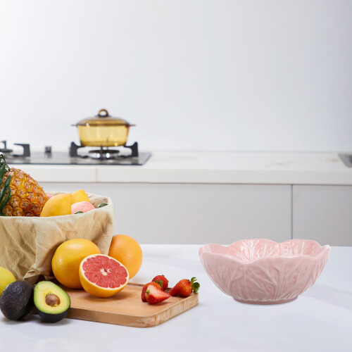 Ceramic Cabbage-Shaped Plate Snack Dish 2