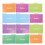12Pièces Diviseurs Papier Recettes Multi Usage Colorés Cuisine Maison 8