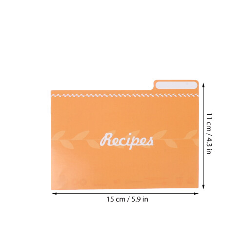 12Pièces Diviseurs Papier Recettes Multi Usage Colorés Cuisine Maison 1