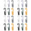 24 Pcs Multi-Purpose Clothes Drying Line Pegs Hanger Clip 7