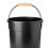 6 pcs wooden bucket handle replacement no hole ergonomic grip 7
