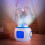 night lamp alarm clock with bedside projection light 8