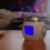 night lamp alarm clock with bedside projection light 7