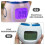 night lamp alarm clock with bedside projection light 10