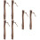 6 Pcs Wooden Replacement Handles 9