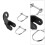 bike trailer hitch connector coupler 3pcs set 3