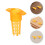 60pcs Bee Queen Cage Protector for Rearing Cups Incubation Bases 10