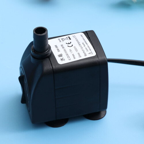 pompa mini per fontane piscine acquari vasche statue nera 2