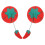2 pezzi pomodoro pin-up, portaspilli cucito 1