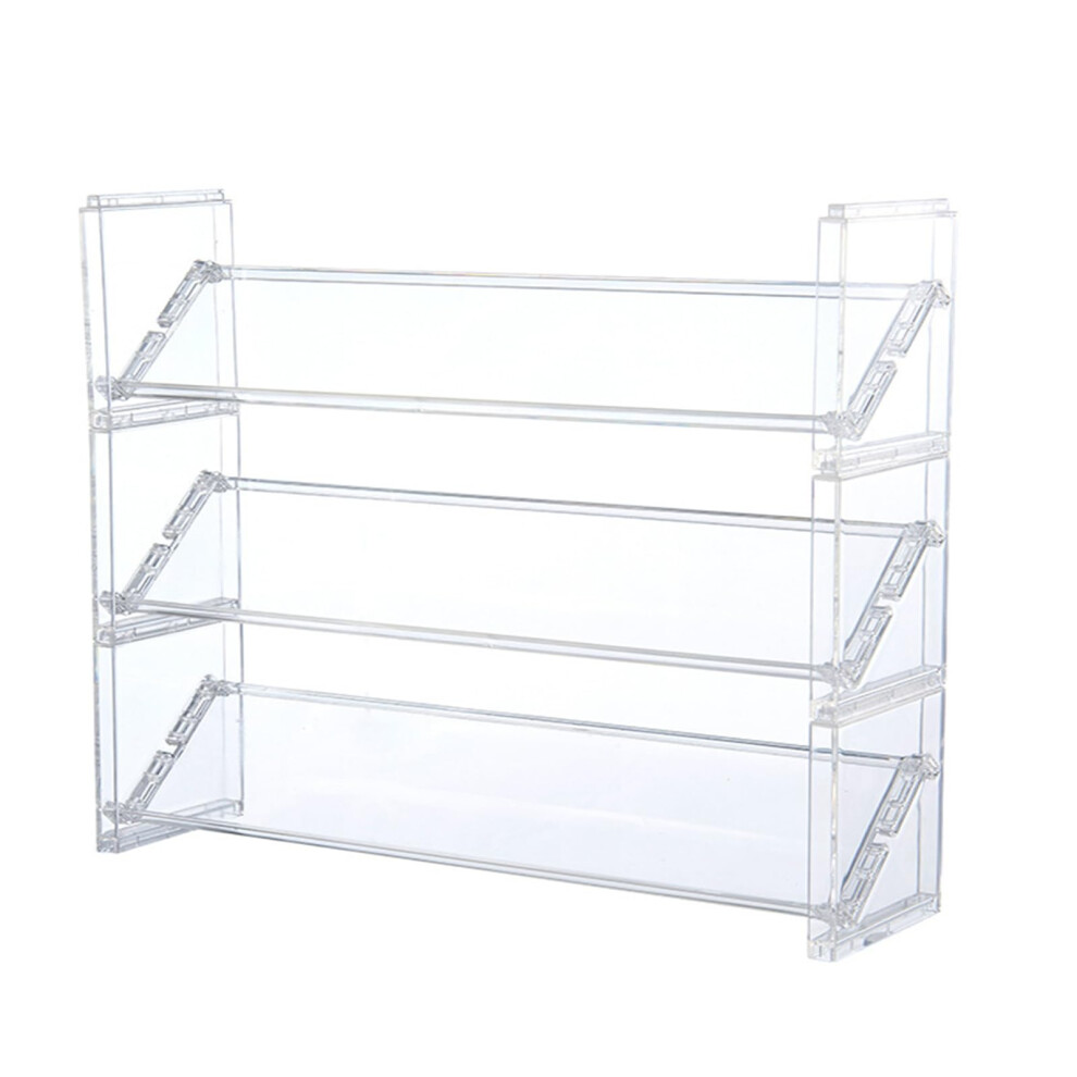 Sturdy Multipurpose Shelf Cosmetic Organizers Clear Acrylic Three-Layer Display Shelf For Home Or Professional Use-image-OPC-PKPTB7X-NEW