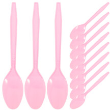 50pcs Portable Dessert Spoons Cake Spoons for Banquet Party