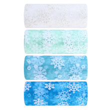 4Rouleaux Tulle Tissu Décor Pour DIY Fêtes