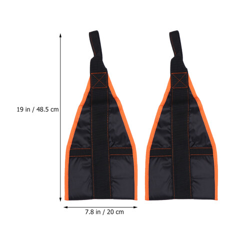 1 Pair Thicken Nylon Hanging Straps for Pull-Up Abdominal Training 1