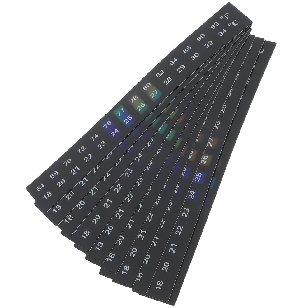 10 Szt. Naklejka Termometryczna Do Akwarium 18-34C, Samoprzylepna-image