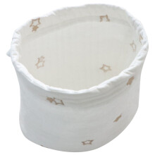 bedside hanging storage bag for crib with diaper toy tissue organizer