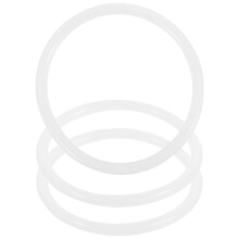 3Pcs White Rubber Rings for Singing Bowl Durable Sound Bowl O-Rings