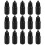 24pcs plastic dropper bottles for eye drops dispenser use 10