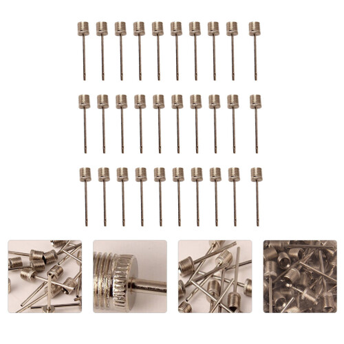 120set Inflation Needles For Athletes Silver Metal 2