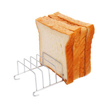 Toast Rods Stainless Steel 2-Piece 8-Slice Grid Toast Rack Rectangle Holder For Hot Air Fryer Accessories Kitchen