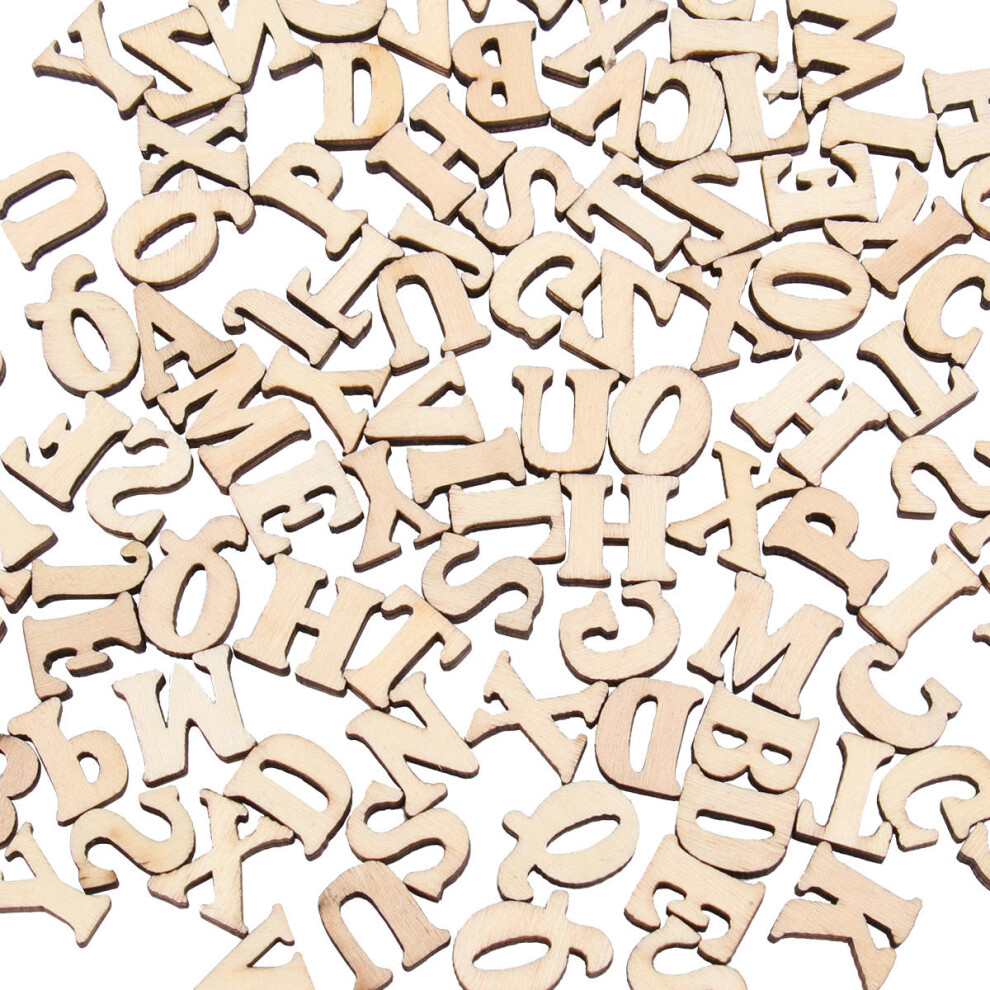 100 . Drewniane Litery Alfabetu Do Scrapbookingu I Dekoracji Diy-image