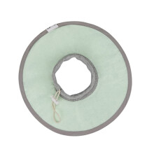 Elizabethan Collar Cat Size S Green Lightweight Breathable Lick Protection For Healing Wounds And Preventing Scratching