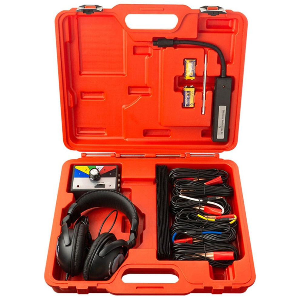 Car Electronic Stethoscope 6-Channel Noise Detector Engine Chassis Gearbox Diagnostics With Headphones 9084446050622