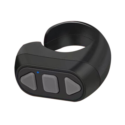 Fingertip Remote Control Ring, Wireless Video Page Turner Remote Clicker For Phone, Ring Finger Scroll