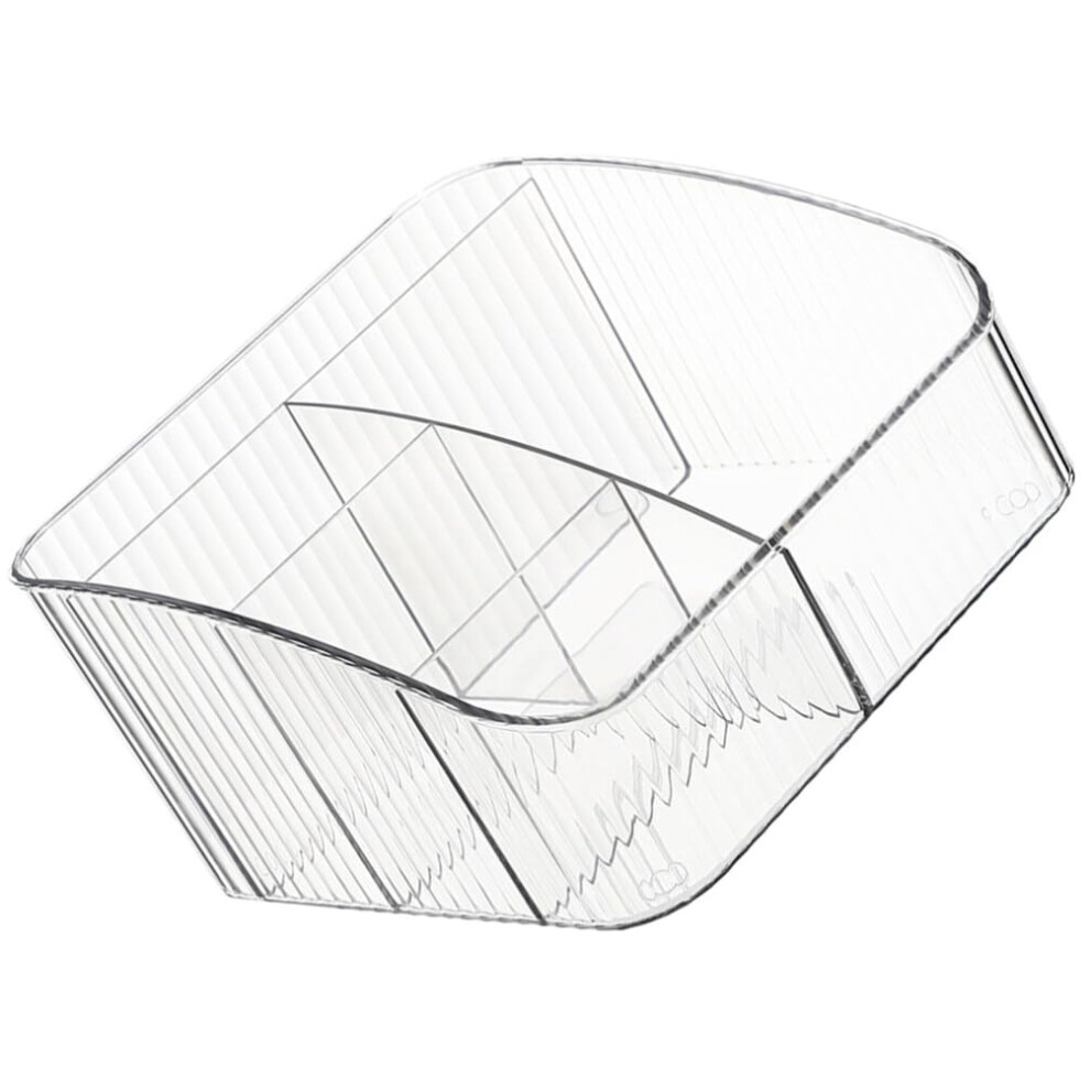 Makeup Storage Box Clear Acrylic Cosmetic Organizer With Display Shelf Perfume Display Box Vanity