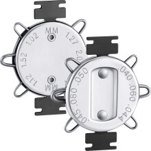 Spark Plug Tool Two-Piece Gauge Wire Spark Plug Gauge Tool Adjustment Tool Metric And Standard Inches For Motorcycles