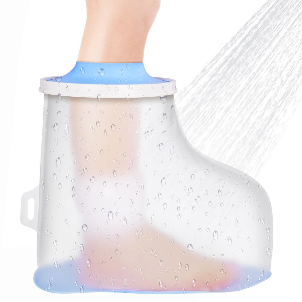 Waterproof Foot Cast Cover Non-Slip Reusable Ankle and Foot Cast Bag for Shower XL Extra-Wide Plaster Dressings