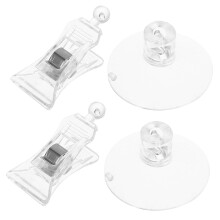 2 fische gemüse saugnapfclip futterhalter für aquarium