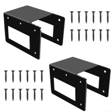 Firewood Rack Bracket Set Heavy-Duty Adjustable For Any Firewood Storage Solution Compatible With Most Racks
