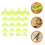250Pcs Polypropylene Yellow Treble Hook Guards Protective Hook Covers 4