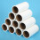 3 stuks afbreekbaar kleefpapier, 60 vel, voor pluizenrollers, 12 cm 4