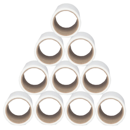 3 stuks afbreekbaar kleefpapier, 60 vel, voor pluizenrollers, 12 cm 2