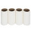 3 stuks afbreekbaar kleefpapier, 60 vel, voor pluizenrollers, 12 cm 9